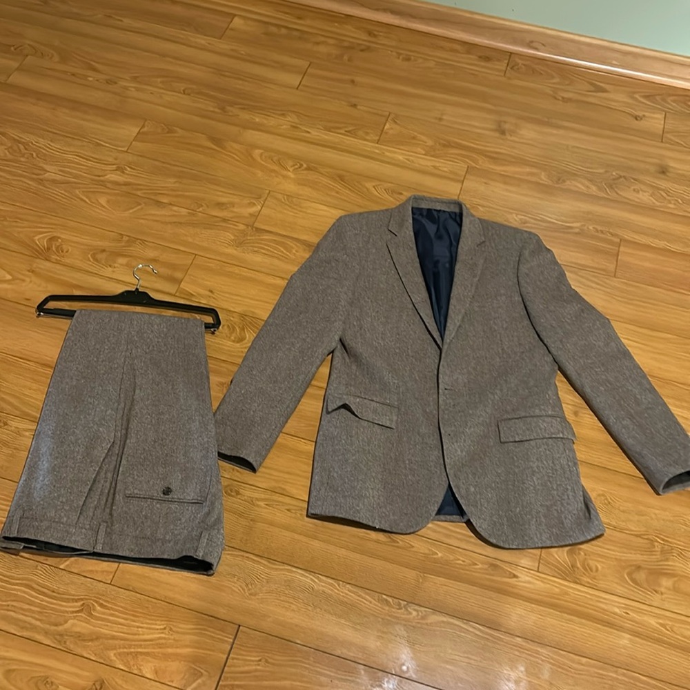 J crew men’s wool Thompson suit